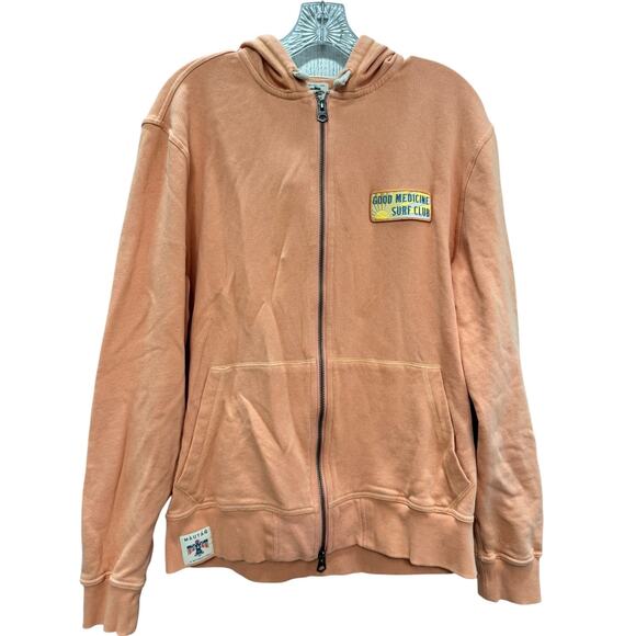 Faherty Women's Orange Steven Paul Judd Good Medicine Hoodie - Size S - New - Picture 4 of 8